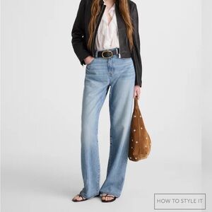 Madewell The Perfect wide leg Jean